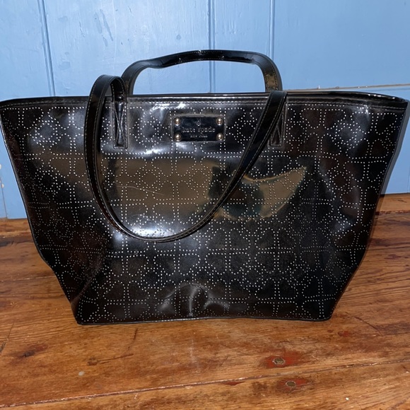 Kate Spade Patent Leather Medium Size Tote Bag - Picture 3 of 12